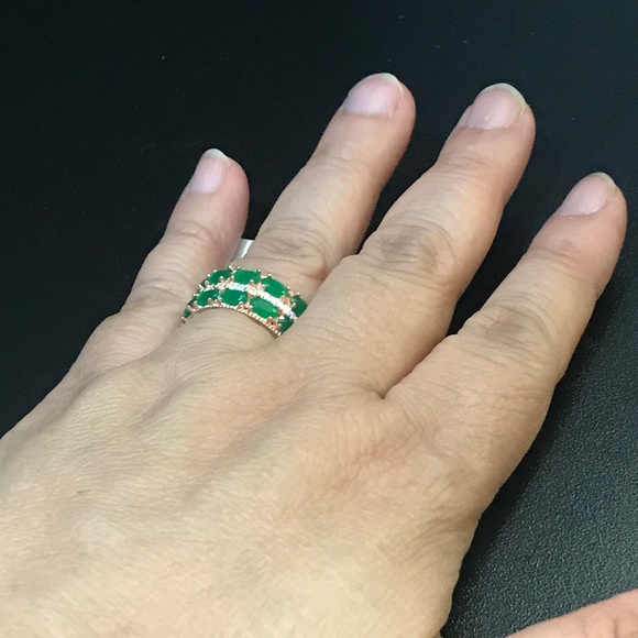 Savvy Cie Jewelry - NWOT - Savvy Cie CZ Double Eternity Savvy Cie Jewelry - NWOT - Savvy Cie CZ Double Eternity